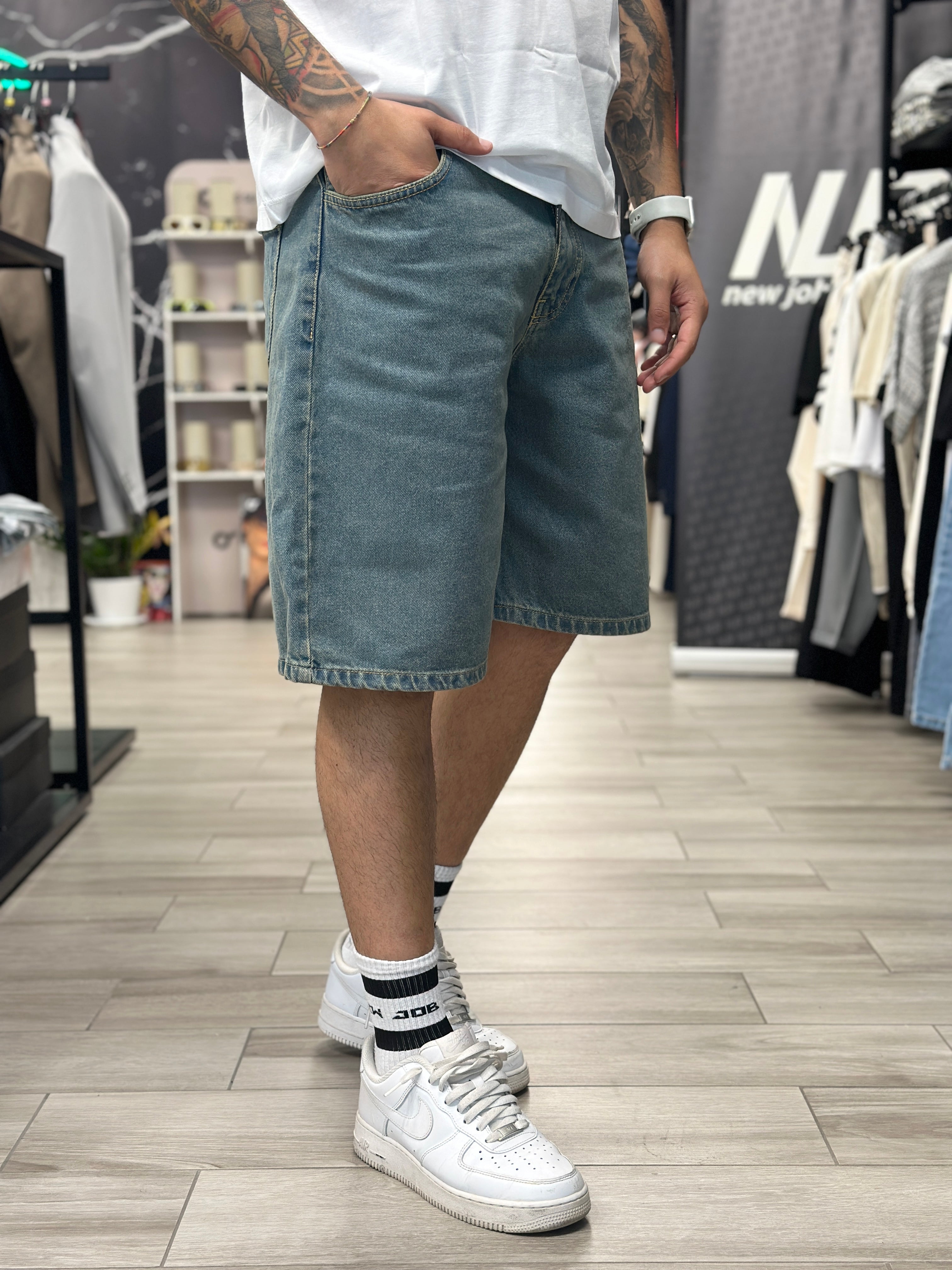 Bermuda denim sabbiato NJB