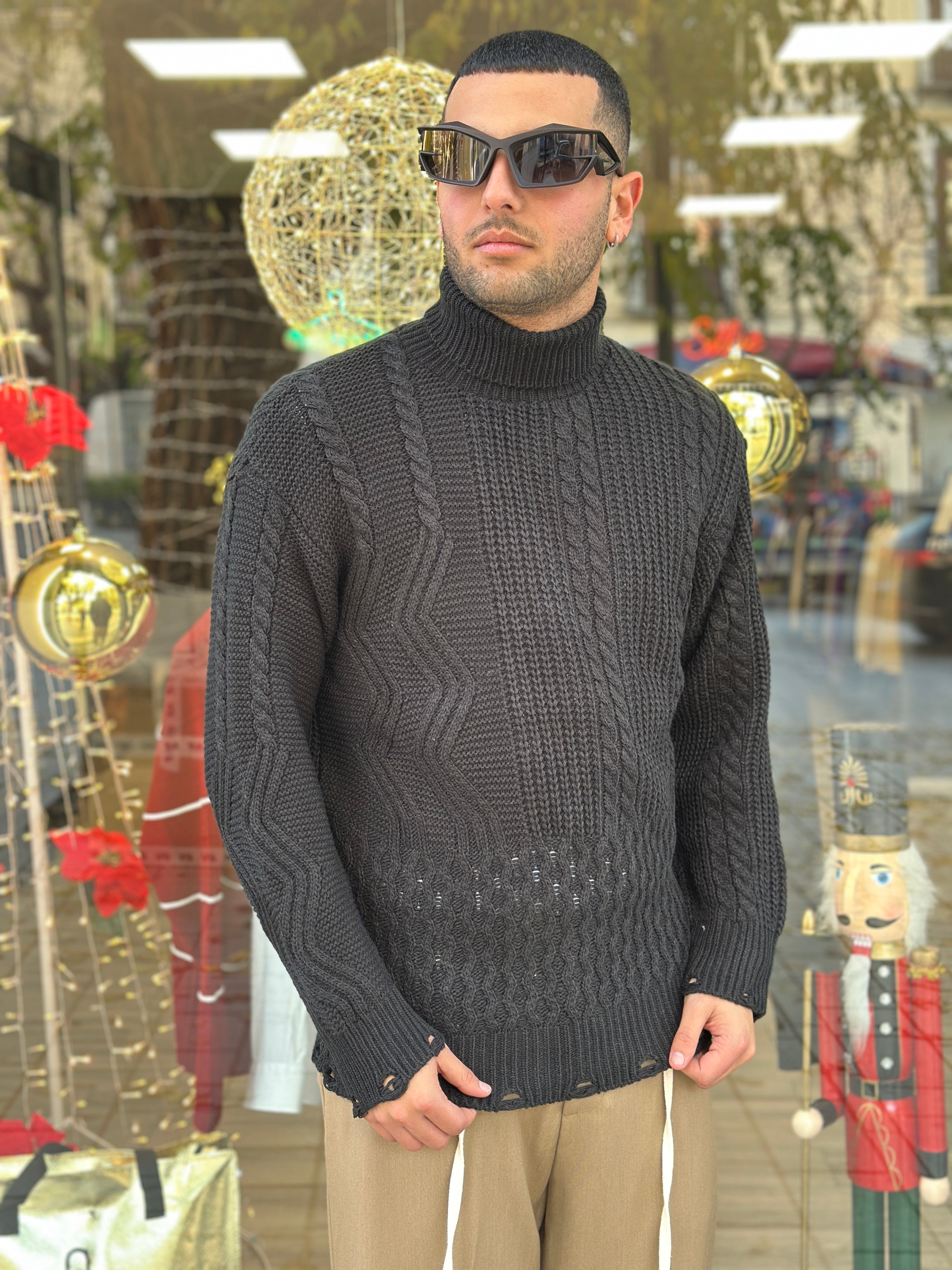 Pullover collo alto NJB