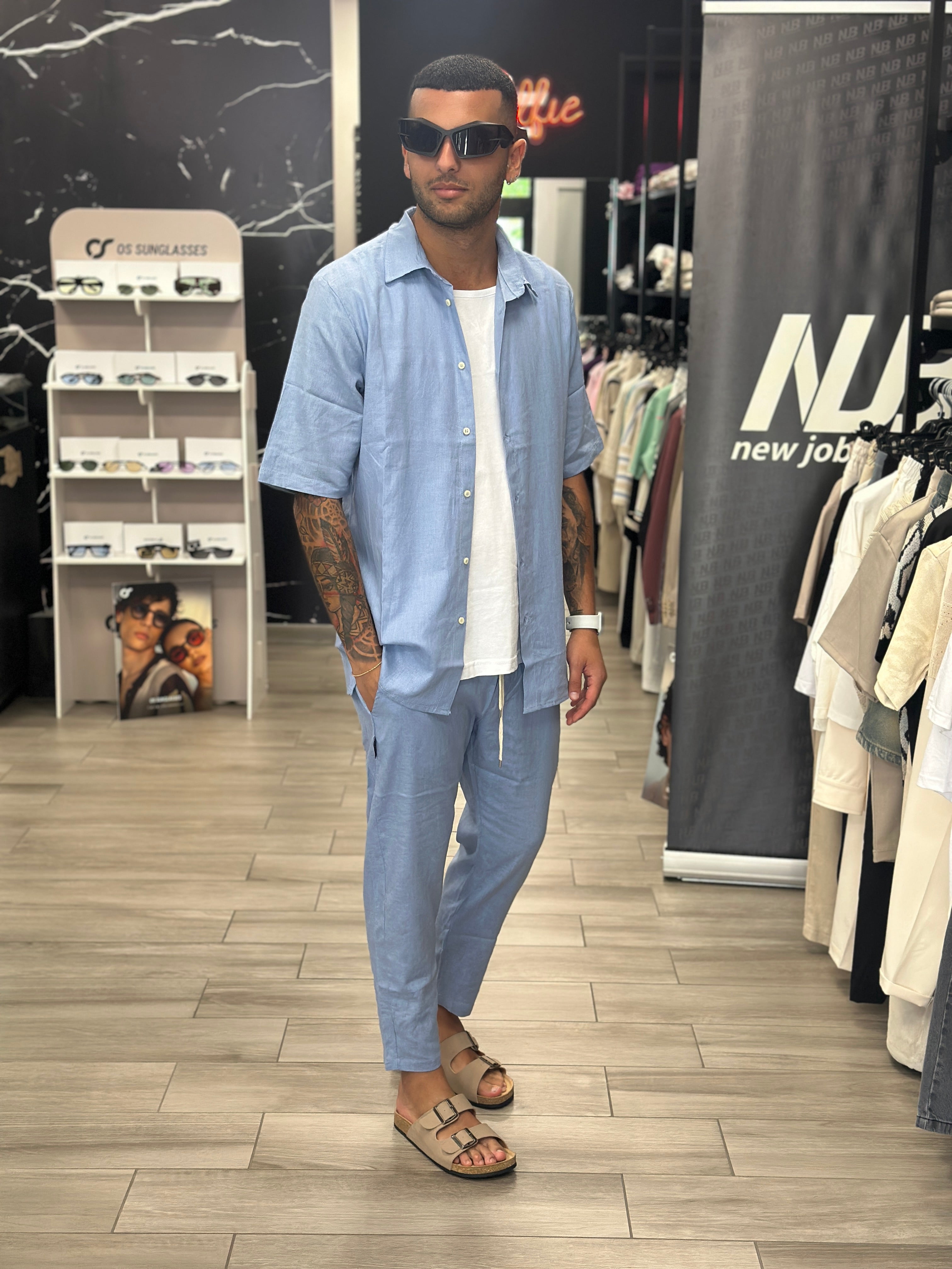 Coordinato Japan in lino NJB