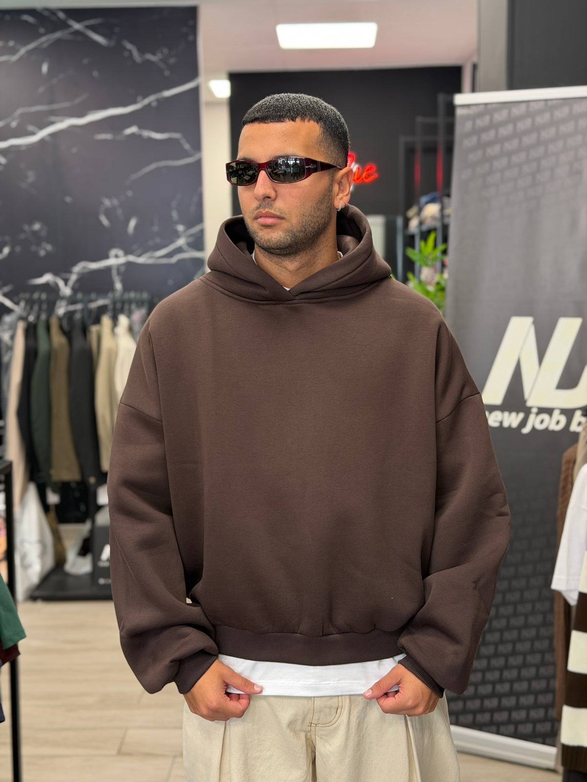 Felpa boxy over NJB