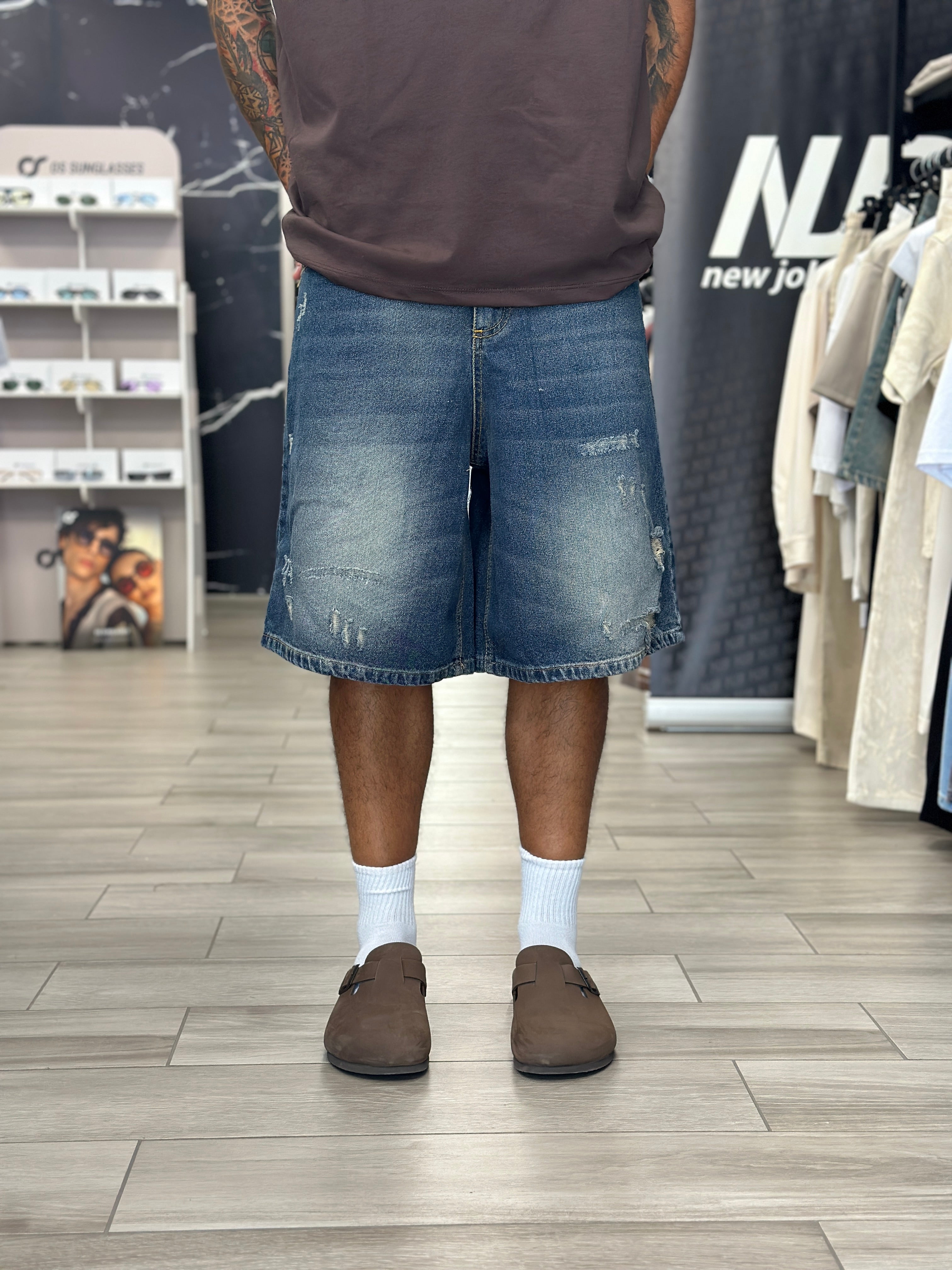 Bermuda denim baggy trevis NJB