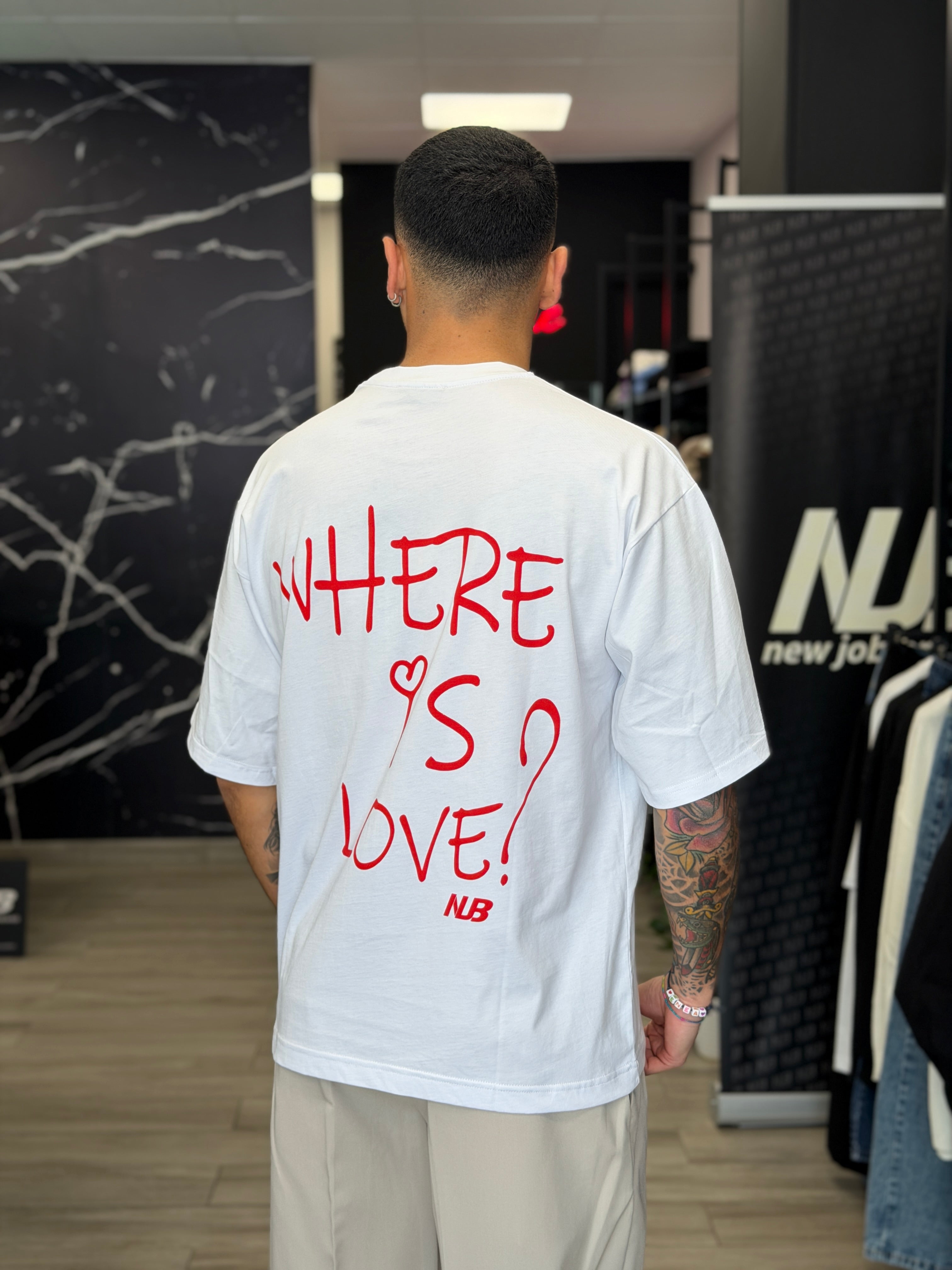 T-shirt “Where is Love?” NJB