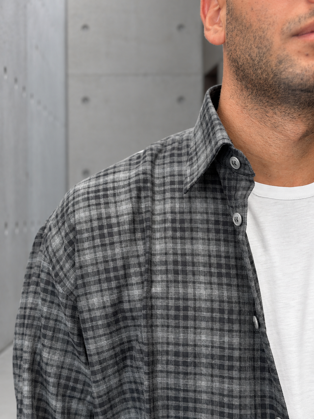 Camicia flanella quadri NJB