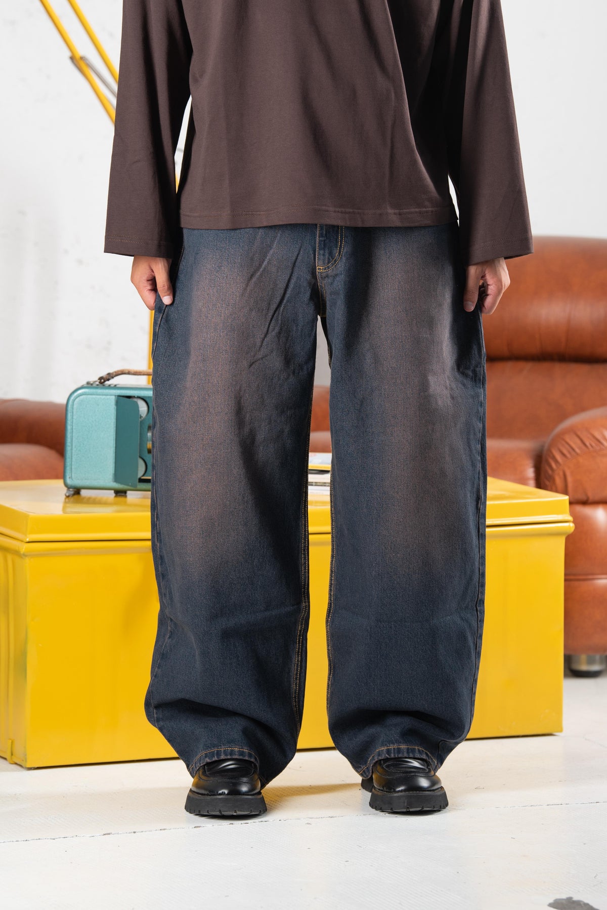 Jeans super baggy spray NJB