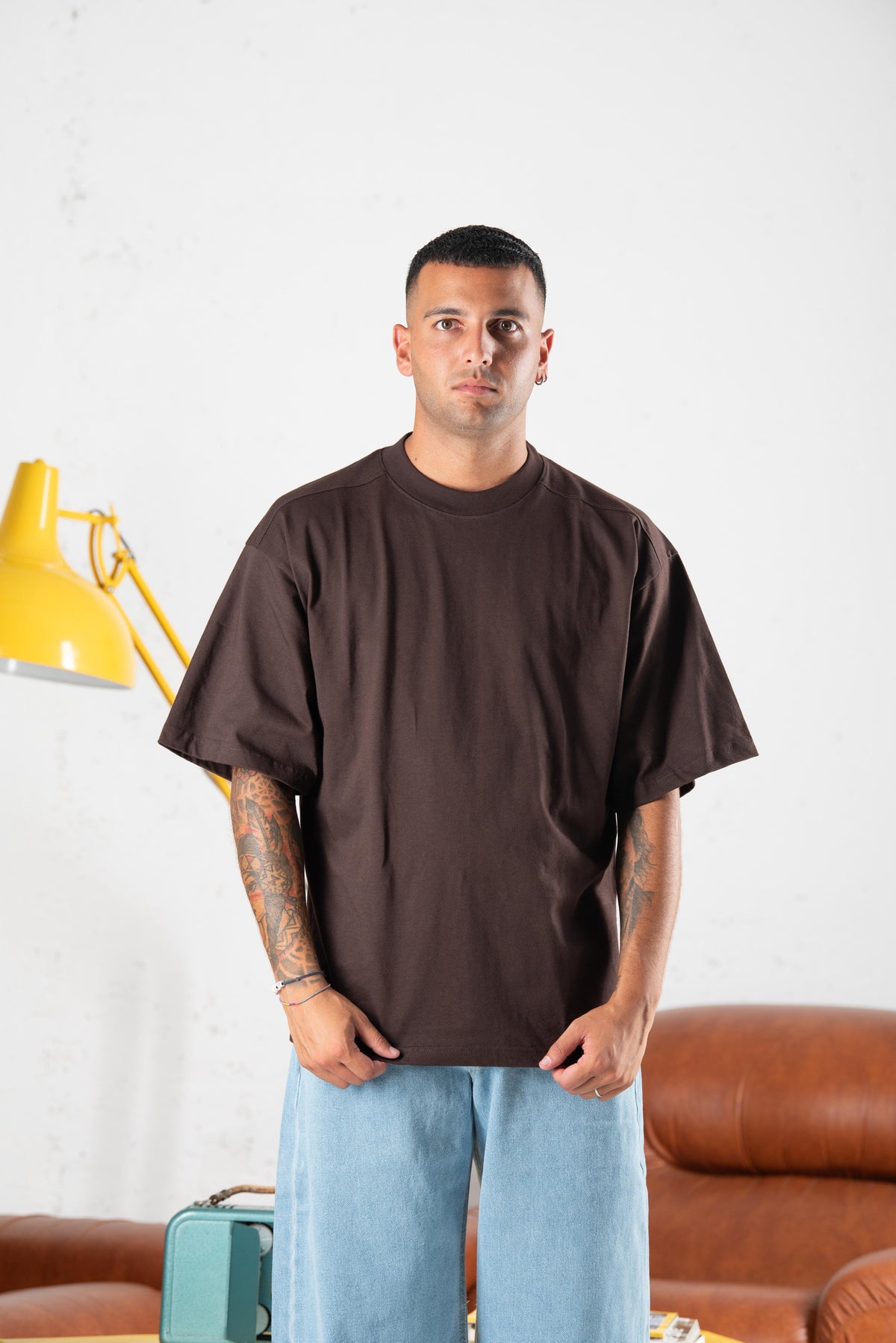 T-shirt ricamo spalla NJB