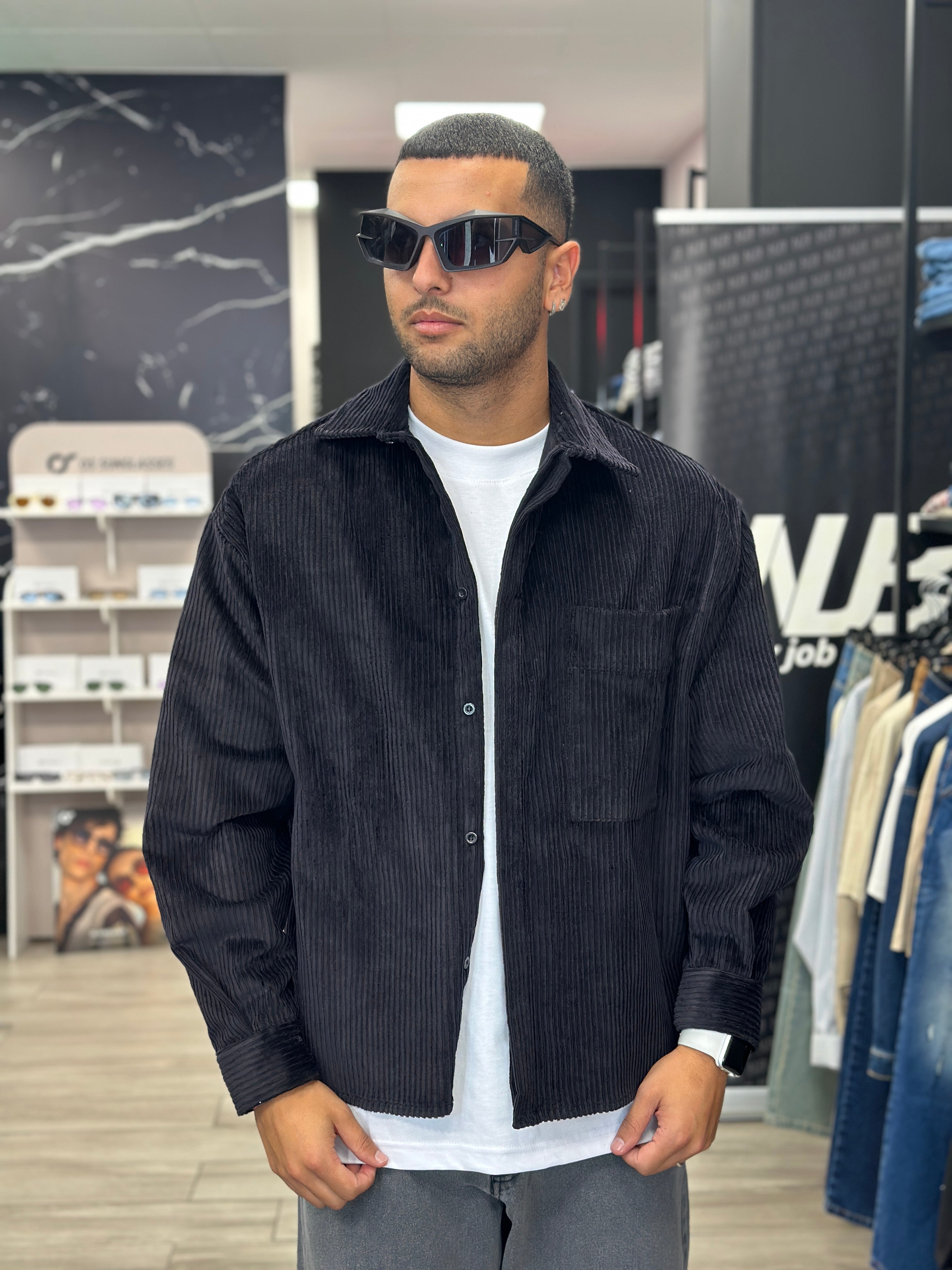 Camicia in velluto NJB