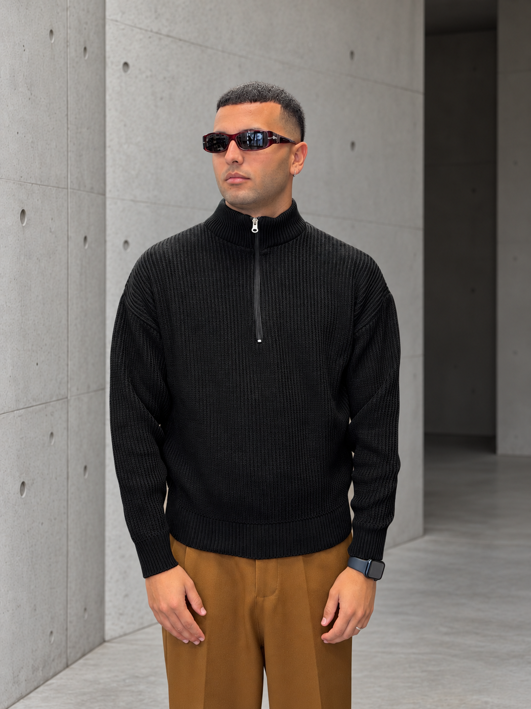 Pullover mezzazip NJB