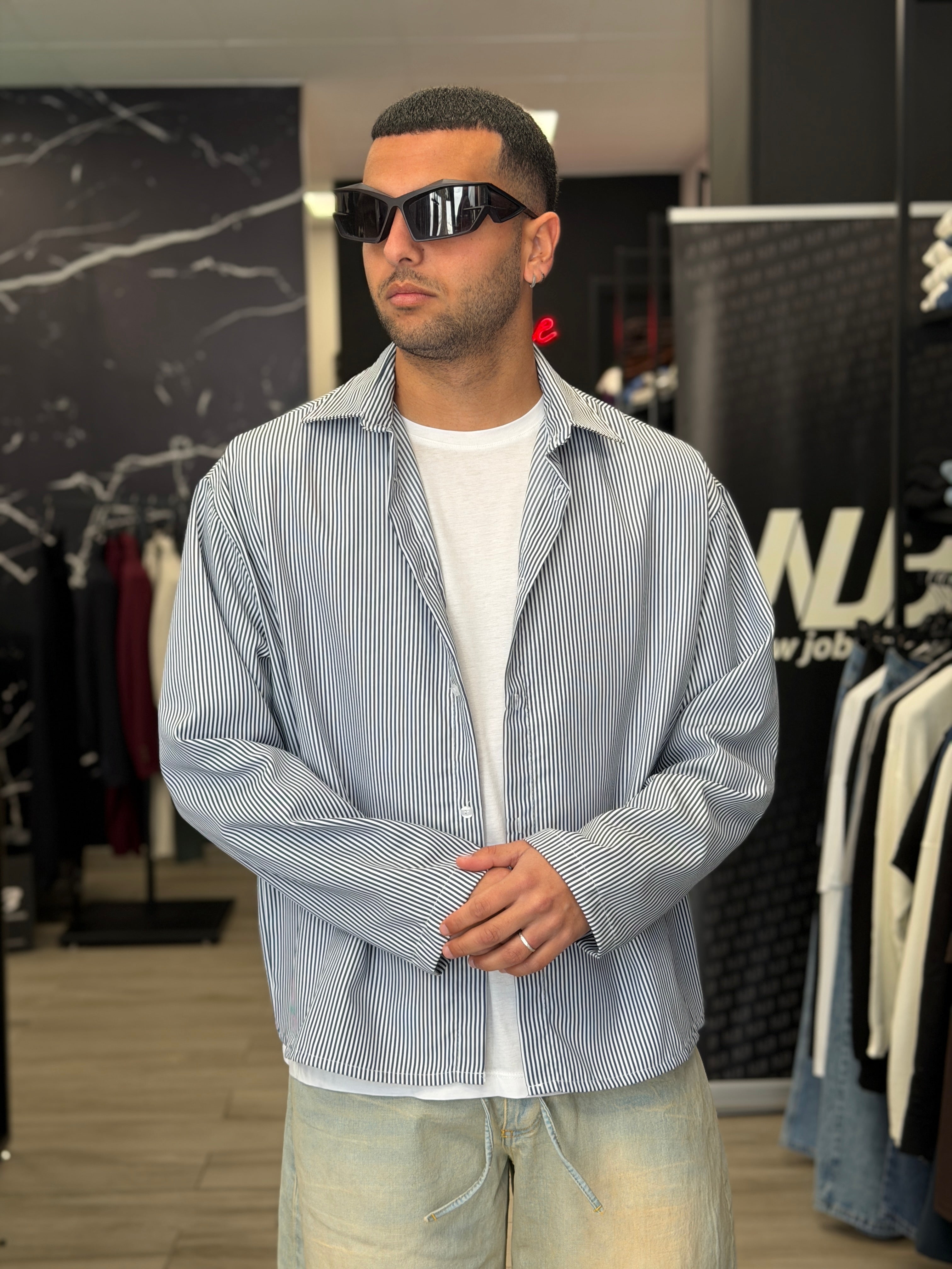 Camicia rigata over NJB