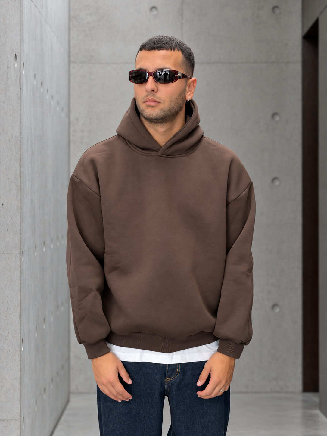 Felpa boxy regular NJB