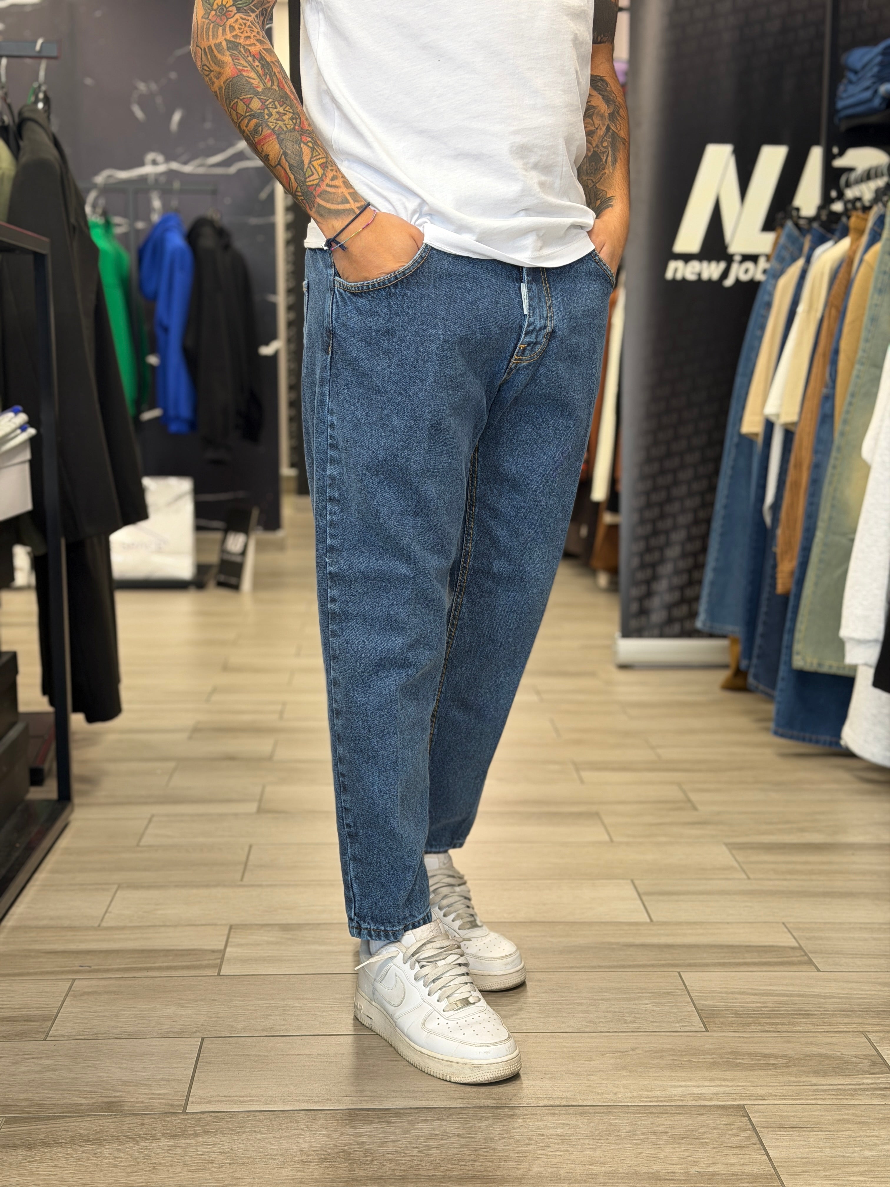 Jeans ALF7 marmo NJB