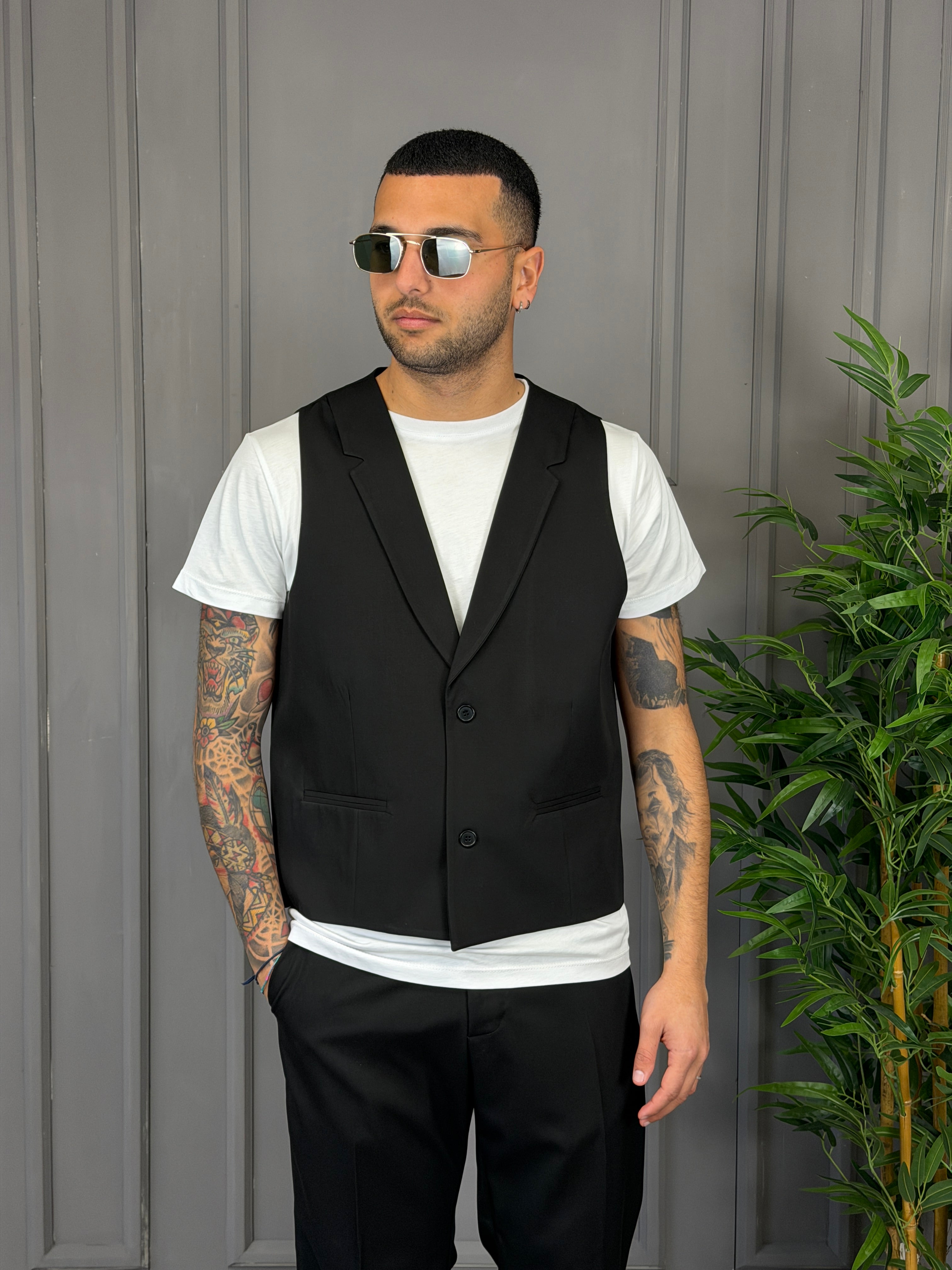 Gilet monopetto
