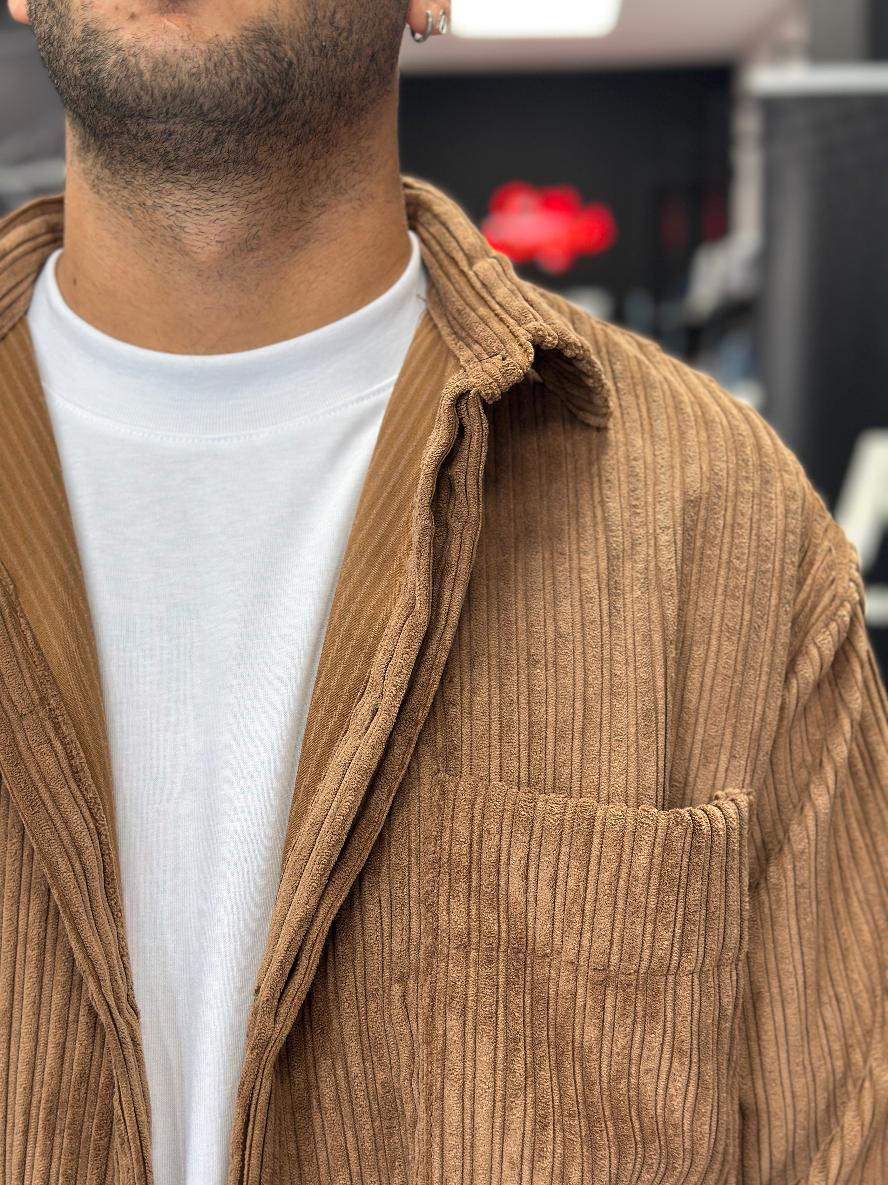 Camicia in velluto NJB