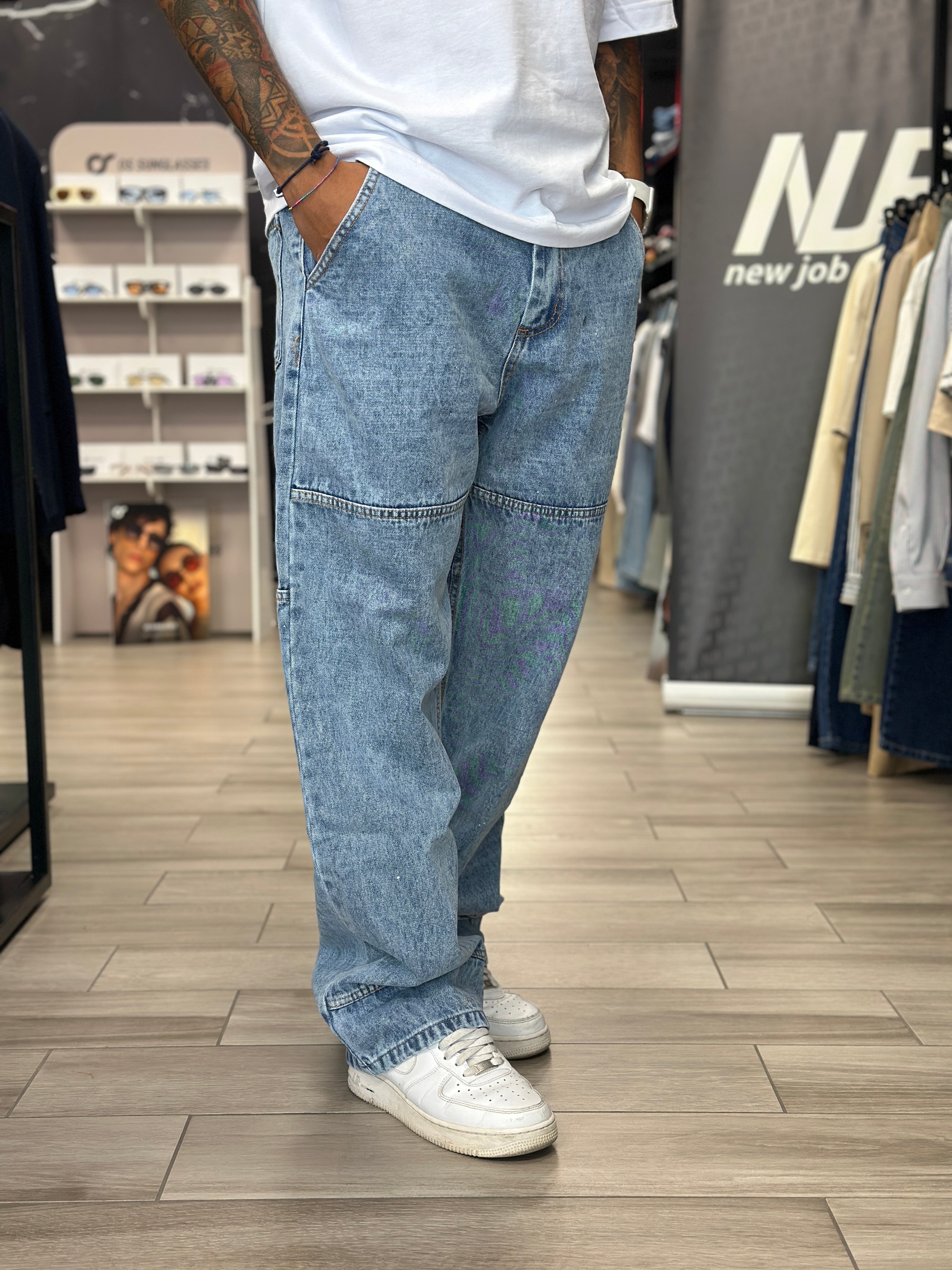 Jeans relaxed marmo NJB