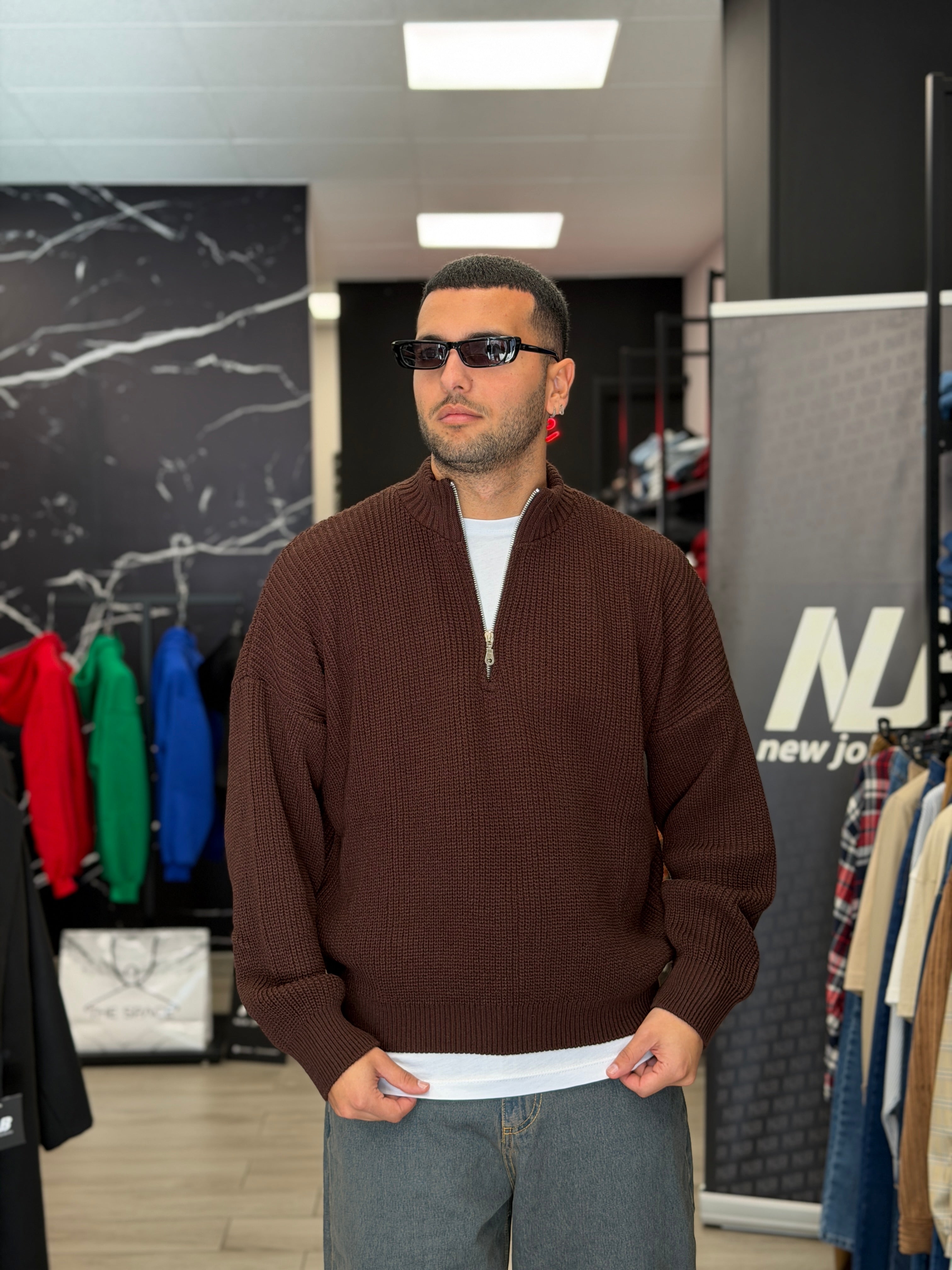 Maglia mezza zip NJB