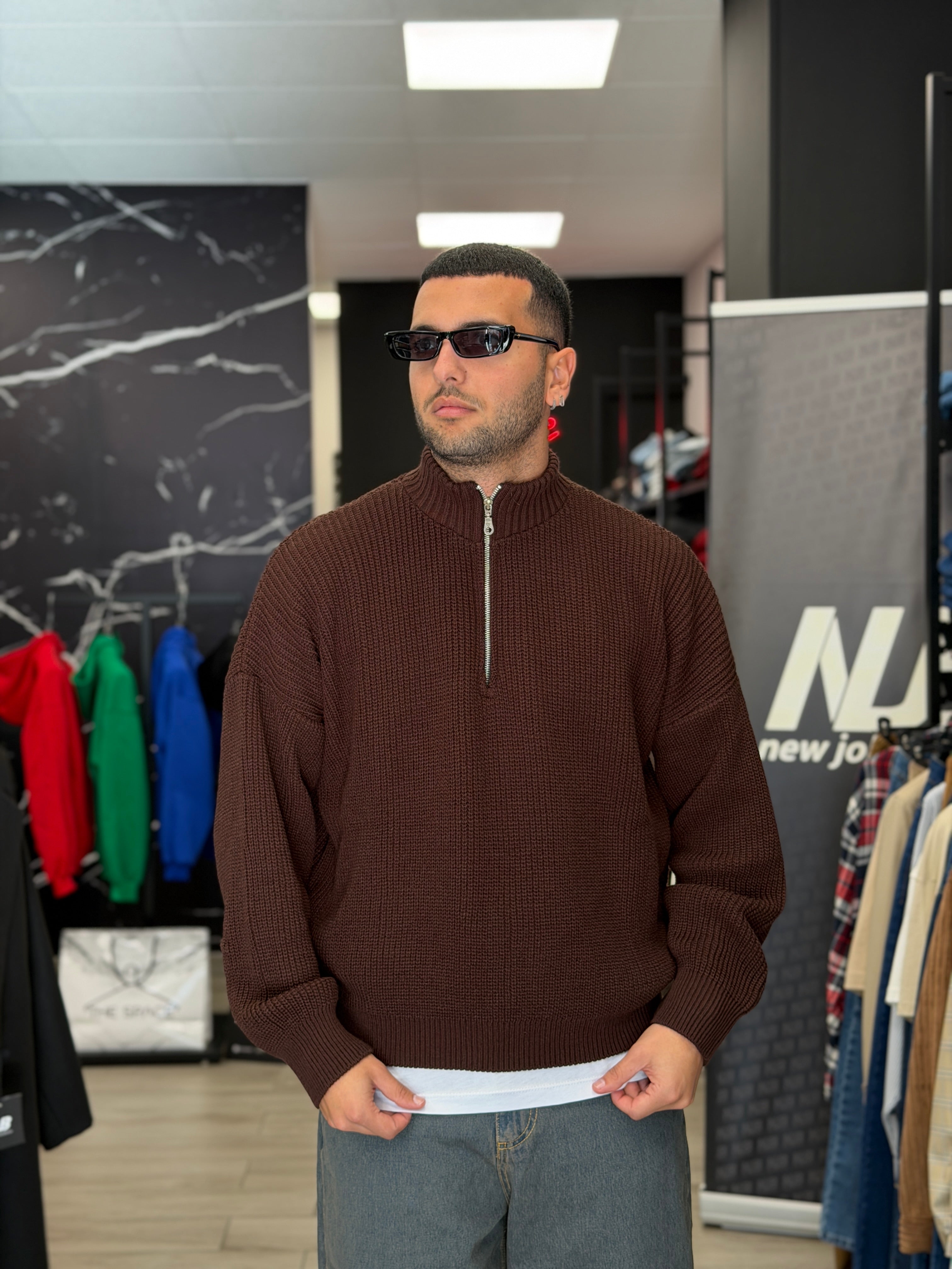 Maglia mezza zip NJB