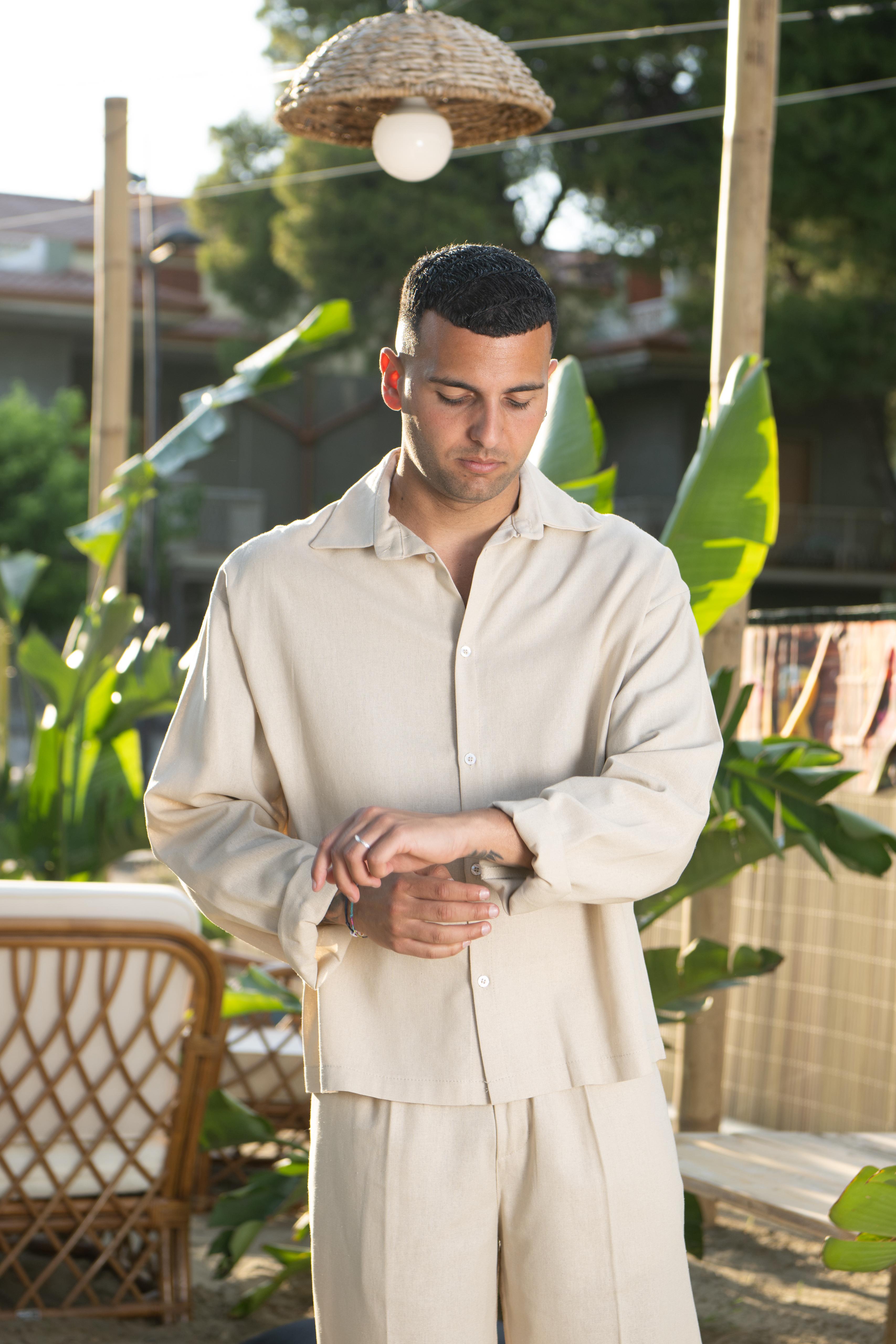 Coordinato Badawi in lino NJB